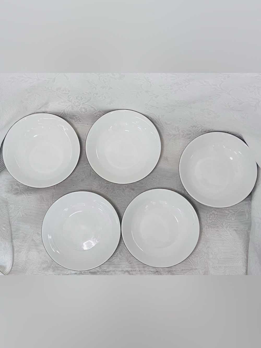 Mikasa Mediterrania
Dominique Soup/Salad Bowls 6
3/4" Avocado Green Set 5 Vtg - Picture 3 of 6